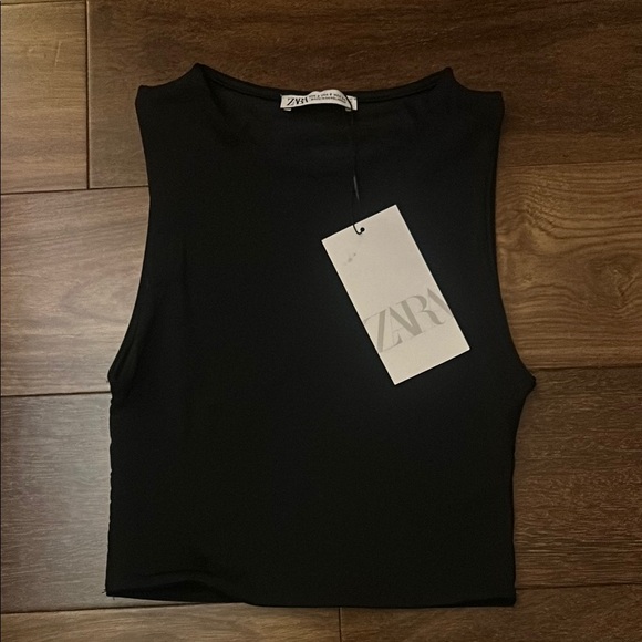 Zara Classic Black Muscle Tee - Picture 1 of 2